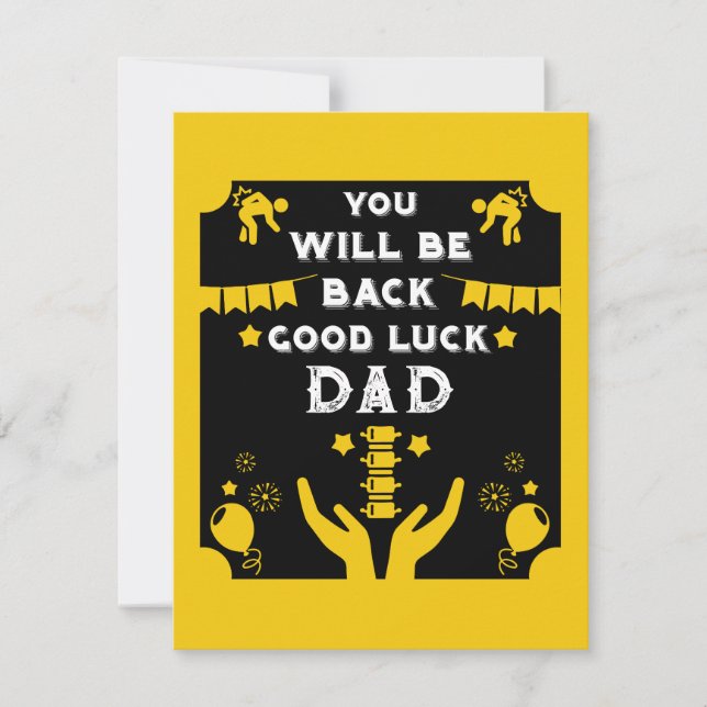 Nach der Operation wieder gut machen Karte (Vorderseite)