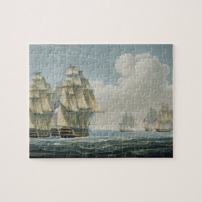 Nach der Schlacht von Trafalgar am 21. Oktober (Horizontal)