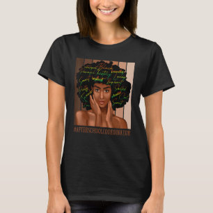 Nach der Schulkoordinatorin Afro American Wom T-Shirt