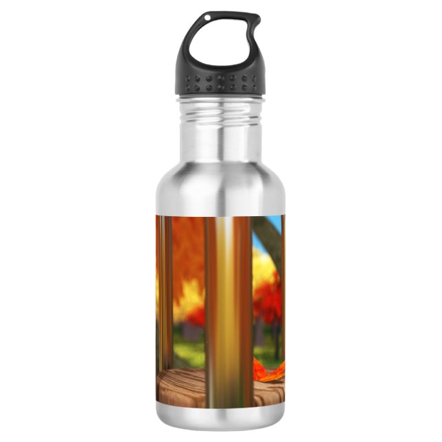 Nach der Windwasserflasche Edelstahlflasche (Vorderseite)