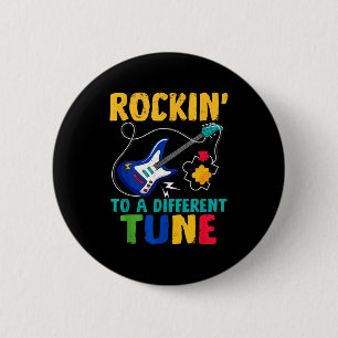 Nach einem anderen Lied rocken Autismus Gitarre Mu Button
