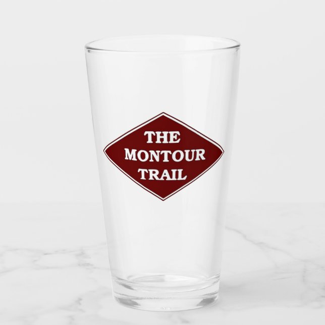 Nach einem Drink auf dem Montour Trail Glas (Vorderseite)