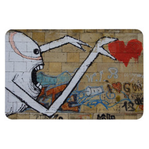 Nach einem Herzen greifen Magnet