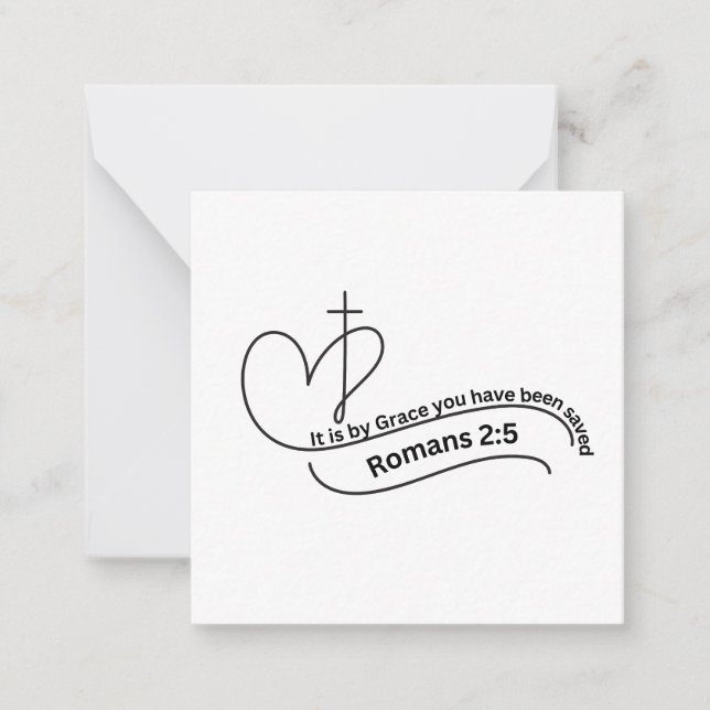 Nach Grace Mitteilungskarte (Vorderseite)