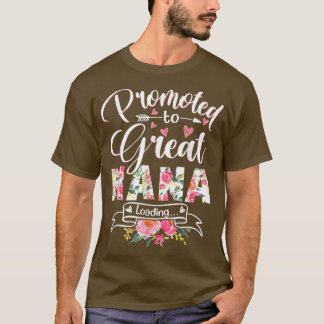 Nach Great Nana Est 2022 Floral erstes Mal beförde T-Shirt