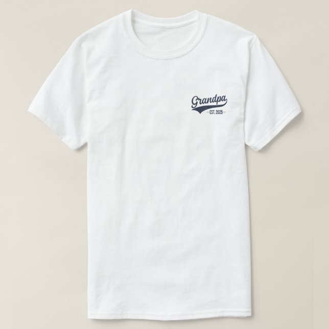 Nach Großvater für Anfang 2025 befördert T-Shirt (Design vorne)