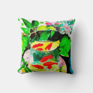 nach Henri Matisse, The Goldfish, digital zeichnen Kissen