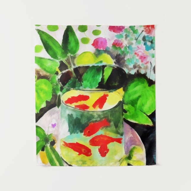 nach Henri Matisse, The Goldfish, digital zeichnen Wandteppich (Vorderseite)