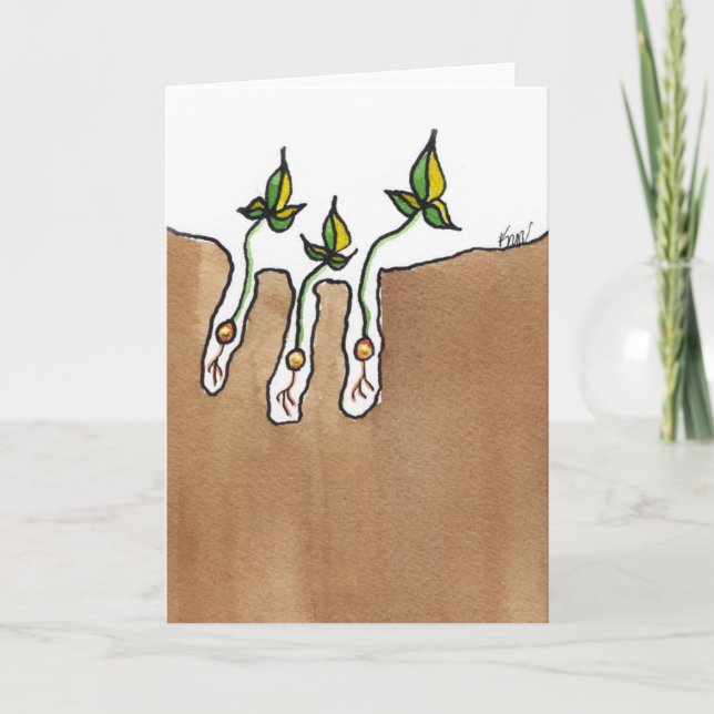 Nach Herbstnotecard Karte (Vorderseite)