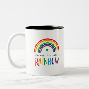 Nach jedem Sturm Zweifarbige Tasse