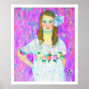 Nach Klimt - Porträt von Mada Poster