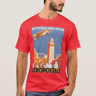 Nach Marokko mit dem Flugzeug T-Shirt