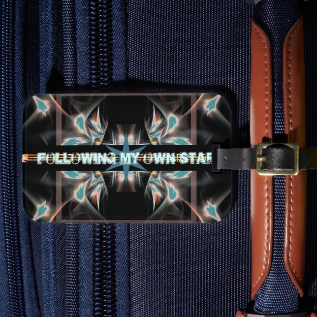 Nach meinem eigenen Star Space Gepäckanhänger (Vorderseite Insitu 4)