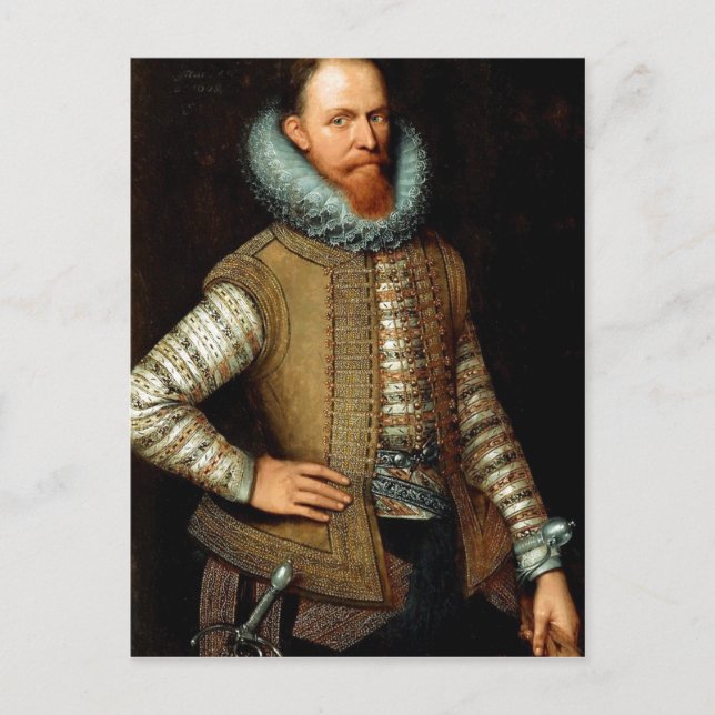 (nach) Michiel Jansz van Mierevelt: Maurice of Na Postkarte (Vorderseite)