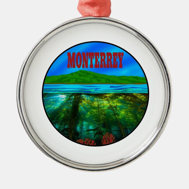 Nach Monterey gegangen Ornament Aus Metall (Vorne)