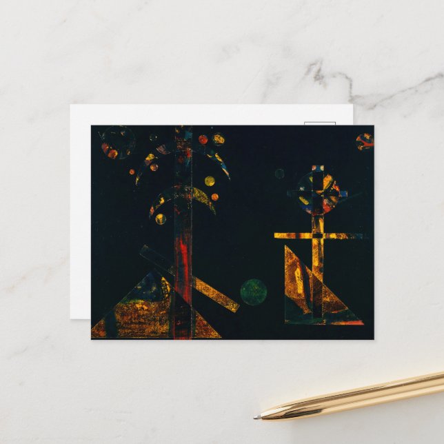 Nach Nina zu Weihnachten von Wassily Kandinsky Postkarte (Vorderseite/Rückseite Beispiel)