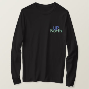 Nach Norden Besticktes Langarmshirt