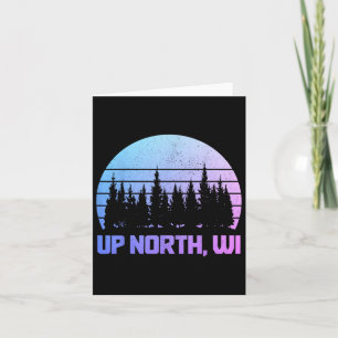 Nach Norden Wisconsin Natur Wandern Camping Stolz Karte