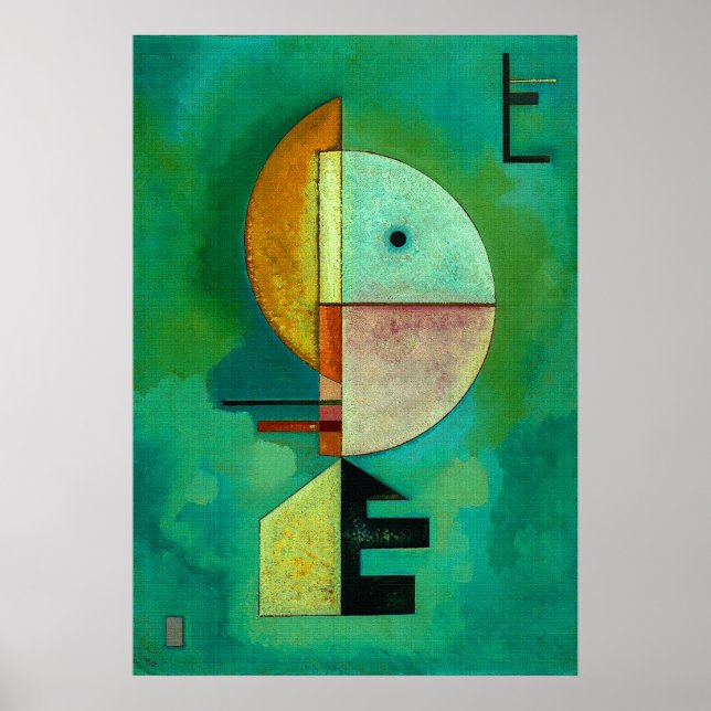 nach oben - Kandinsky Poster (Vorne)