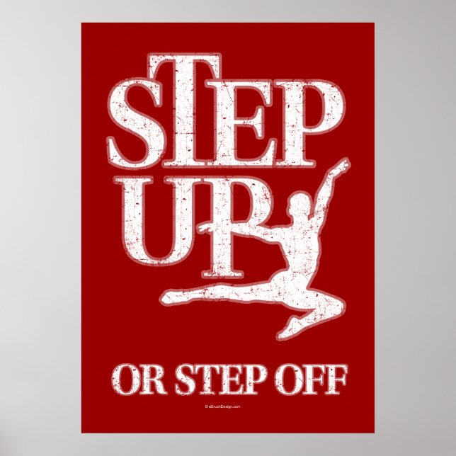 Nach oben oder nach unten (Tanz) Poster (Vorne)