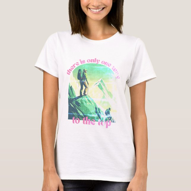 nach oben T-Shirt (Vorderseite)