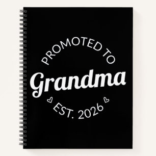Nach Oma Est befördert. 2026 Notizbuch