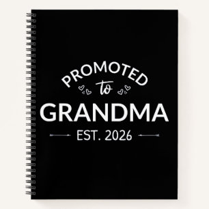 Nach Oma Est befördert. 2026 Notizbuch