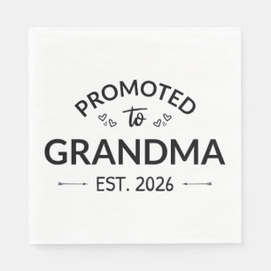 Nach Oma Est befördert. 2026 Serviette