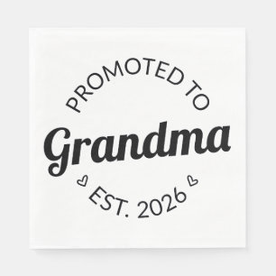 Nach Oma Est befördert. 2026 Serviette
