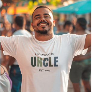 Nach Onkel EST 2025 befördert   New Uncle T-Shirt