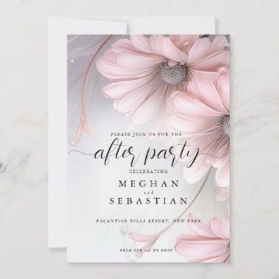 Nach Party 2 Boho Pink Daisy Save The Date