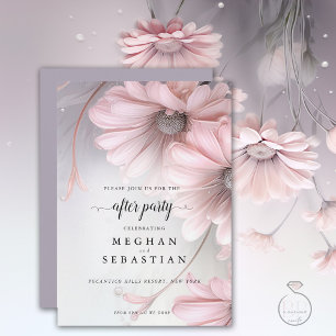 Nach Party Boho Pink Daisy Save The Date