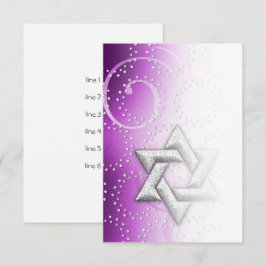 Nach Party Raspberry Shimmer Star von David Einladung