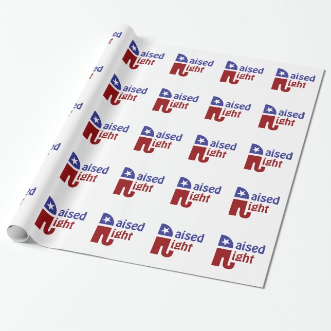 Nach rechts angehoben geschenkpapier (Ungerollt)