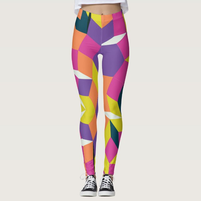 Nach Ski Penrose Muster Leggings (Vorderseite)