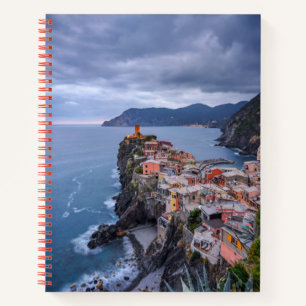 Nach Sonnenuntergang Vernazza, Cinque Terre, Ita Notizbuch