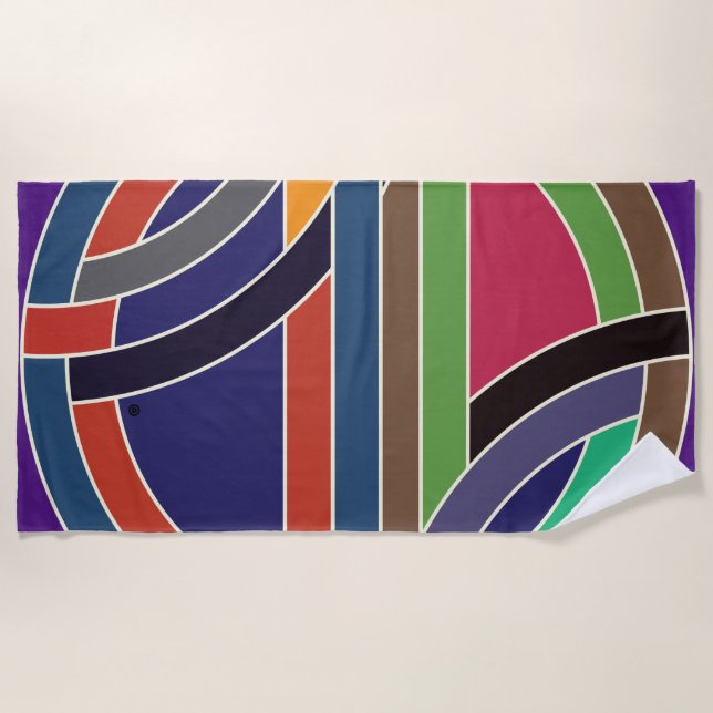 Nach Stella-5 Strandtuch (Vorderseite)