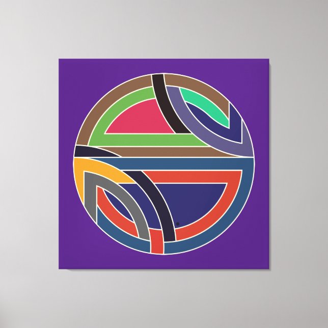 Nach Stella-5-Stretched Canvas Print Leinwanddruck (Vorderseite)