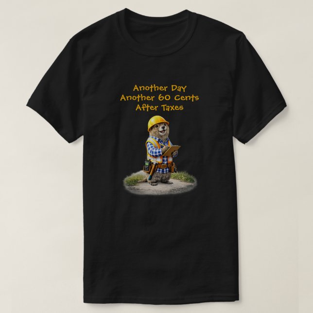 "Nach Steuern" T-Shirt (Design vorne)