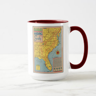 Nach Süden - Ostküste der Vereinigten Staaten Tasse