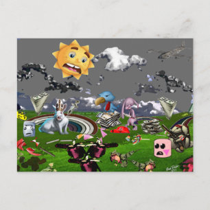 Nach (Teil 2 von 2) Postkarte