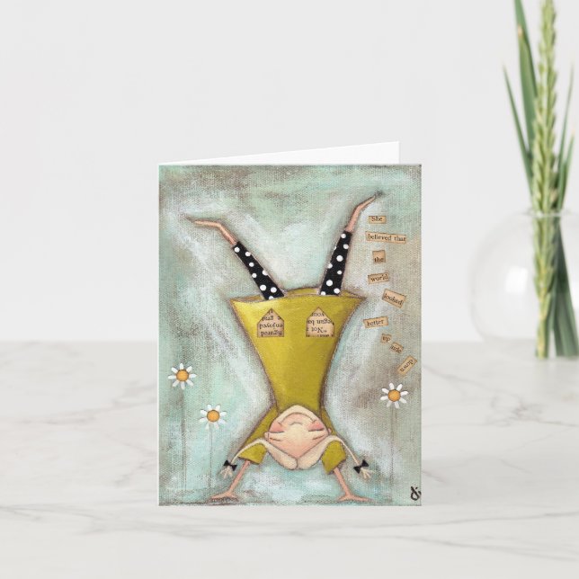 Nach unten - Karte (Vorderseite)