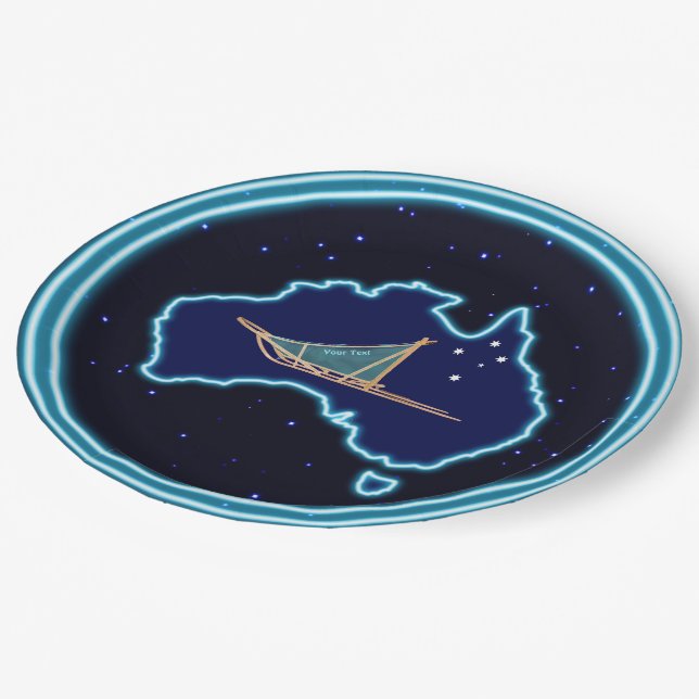 Nach unten pappteller (Schrägansicht)