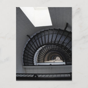 Nach unten postkarte