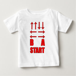 Nach unten  rechts Links B A Start Baby T-shirt