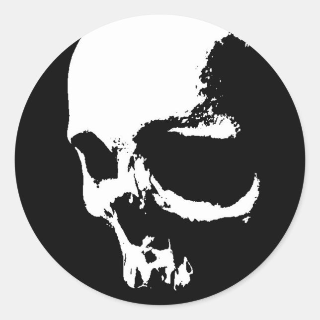 Nach unten runder aufkleber (Vorderseite)