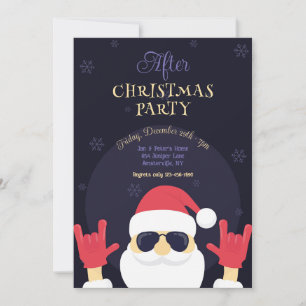Nach Weihnachten - Weihnachten - Party Einladung