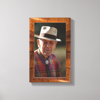 Nachahmung der Holzgrenze für 8 x 10 Foto Leinwanddruck