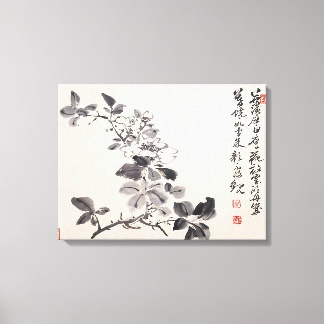 Nachahmung von Xu Weis Blume Nr. 5 Leinwanddruck (Vorderseite)