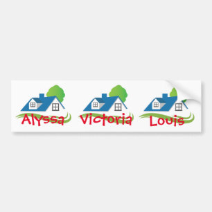 NachbarhausNametags Autoaufkleber